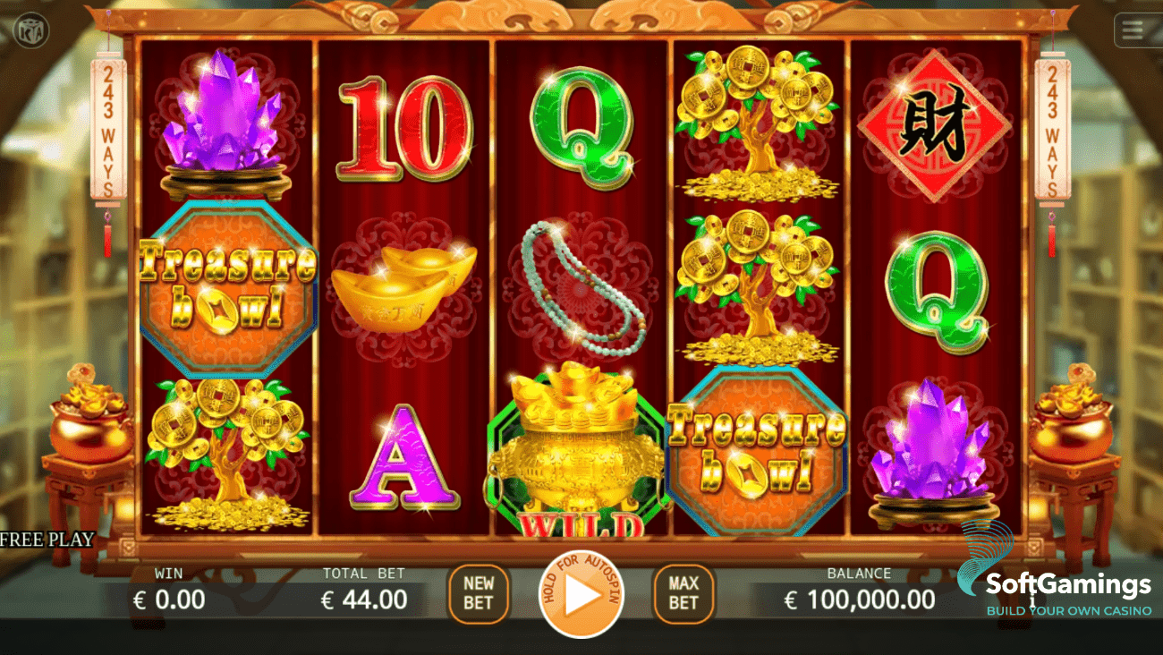 Slot Treasure Bowl: Judi Online Bertema Keberuntungan Emas