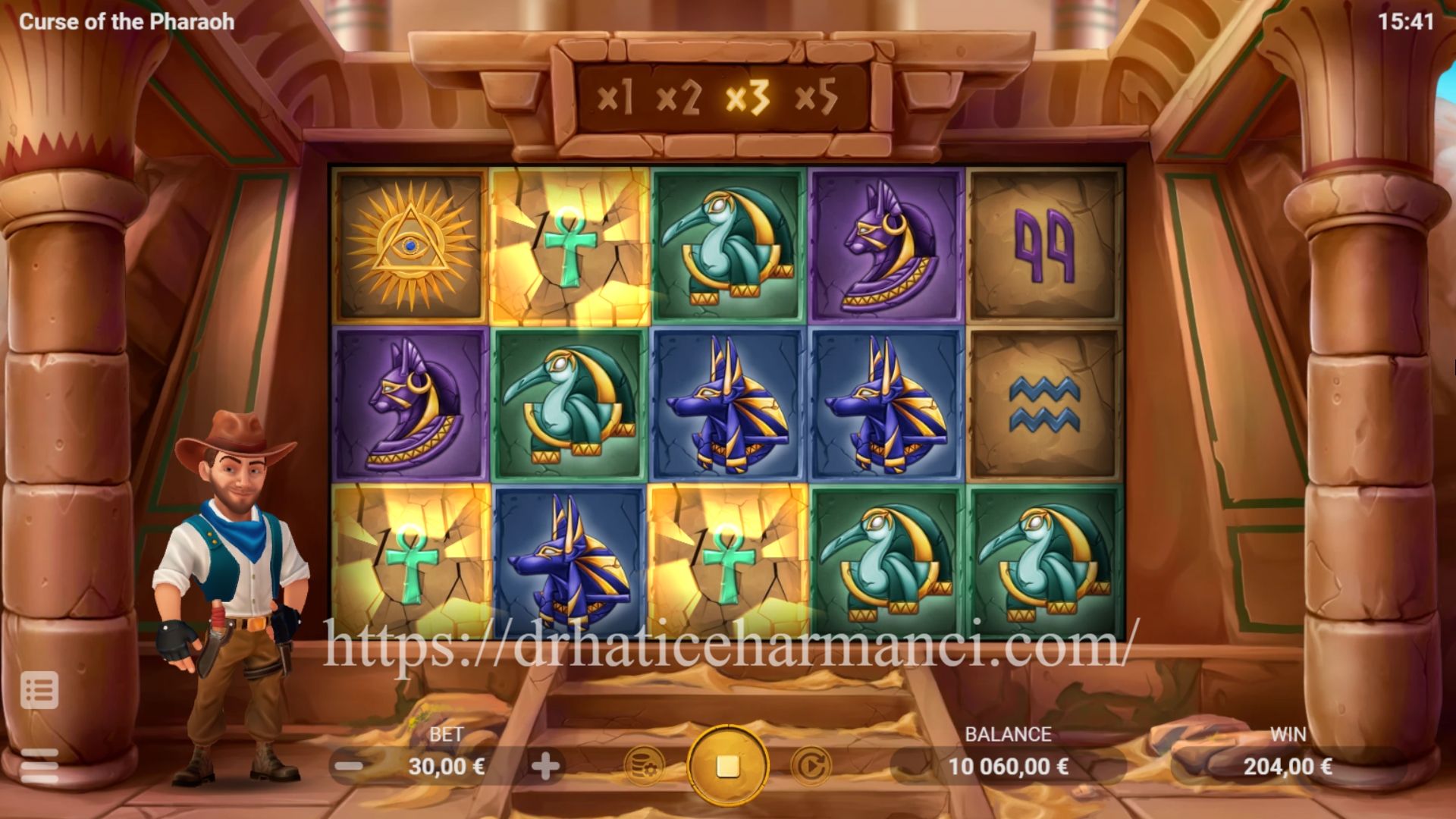 Curse of the Pharaoh: Rahasia Piramida dan Bonus Mesir Kuno